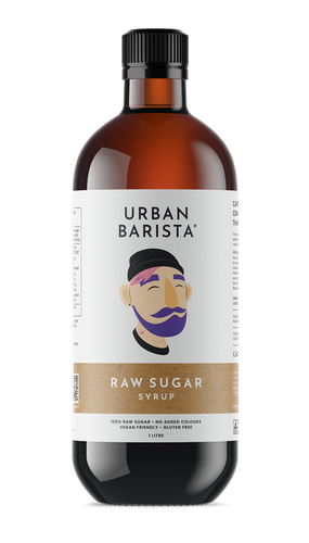 Urban barista raw sugar syrup clean vegan